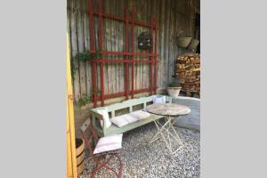 Balkon lub taras w obiekcie Ferienwohnung Schönwörth