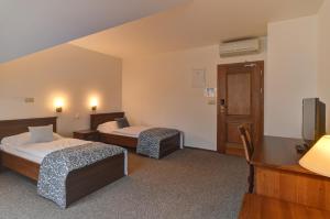 Letto o letti in una camera di Hotel U Pramenu