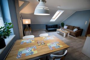 Χώρος καθιστικού στο APARTAMENT GRABINKA - 100 m2