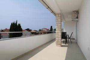 a view from the balcony of a house at Central in Novalja