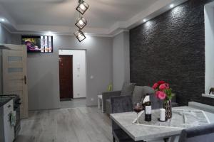 TV a/nebo společenská místnost v ubytování Apartament Górski Raj