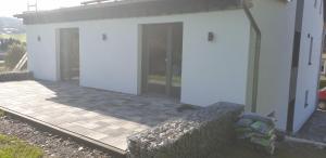 Das Gebäude in dem sich die Ferienwohnung befindet