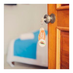 Postel nebo postele na pokoji v ubytování Hotel Bacalar Magico