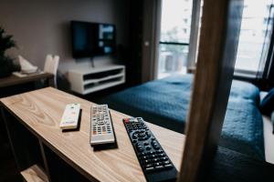 A television and/or entertainment centre at AH Radnica II Free Parking
