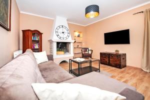 TV a/nebo společenská místnost v ubytování Apartment Miral