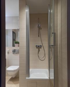 Kúpeľňa v ubytovaní LaRoom Apartament