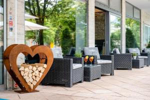 Posezení v ubytování AVALON Hotel Bad Reichenhall