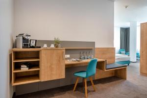 Příslušenství pro přípravu čaje a kávy v ubytování AVALON Hotel Bad Reichenhall