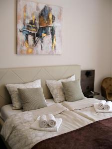 Postel nebo postele na pokoji v ubytování Apartman Neverin