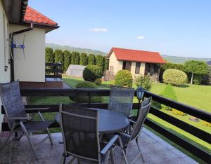 Balkón alebo terasa v ubytovaní Panorama Strzyżów