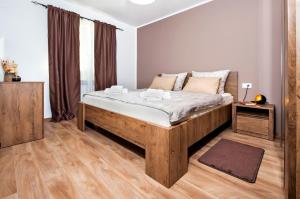 Postel nebo postele na pokoji v ubytování Apartment Miral