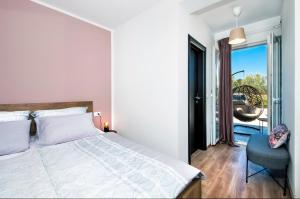Postel nebo postele na pokoji v ubytování Apartment Miral