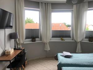 Μια τηλεόραση ή/και κέντρο ψυχαγωγίας στο Apartament Nordic