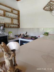 Kuchyň nebo kuchyňský kout v ubytování Harris surf villa