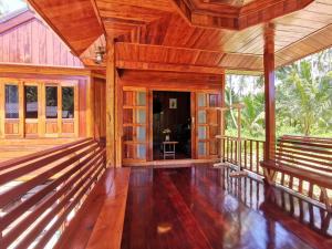 Balkón nebo terasa v ubytování Walk in homestay