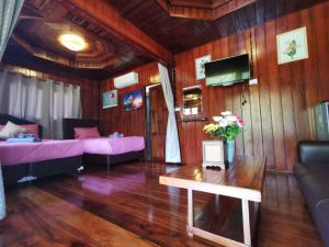 Postel nebo postele na pokoji v ubytování Walk in homestay