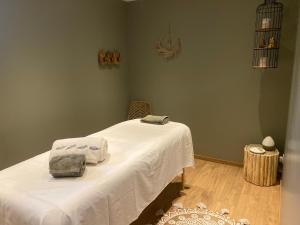 Spa e/ou outras comodidades de bem-estar em Ferme "les Flaquettes"