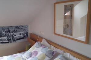A bed or beds in a room at Los Molinos - Atico en Montaña de Asturias