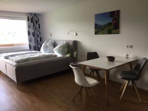 Posteľ alebo postele v izbe v ubytovaní Ferienappartement GROCKE