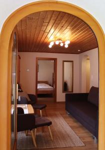 Posezení v ubytování Fischerhof Appartements