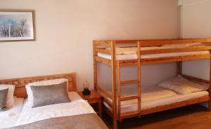 Postel nebo postele na pokoji v ubytování Fischerhof Appartements