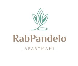 a logo for aarmaarmaarmaarmaarma restaurant with a green leaf at Rab Pandelo Apartmani in Rab