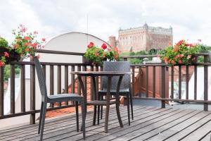 Balkón alebo terasa v ubytovaní Hotel Vabank