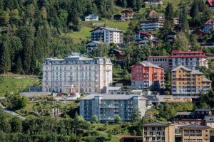 Budova, kde se aparthotel nachází