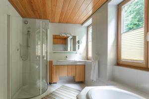 A bathroom at Ferienwohnung am Bründlweg
