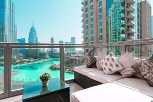 A view of the pool at Elite Royal Apartment - Full Burj Khalifa & fountain view - Pearl or nearby