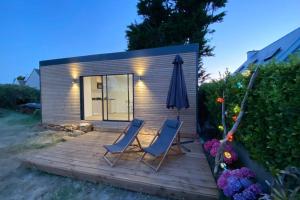Κήπος έξω από το Beach Loft Ar Valum