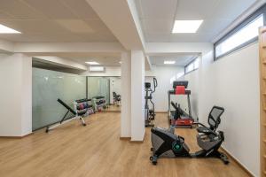 Posilňovňa alebo fitness centrum v ubytovaní Mossa Well Being Hotel