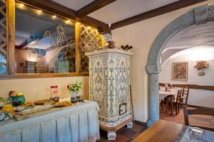 Χώρος καθιστικού στο Albergo Moleta