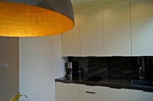 Kuchyňa alebo kuchynka v ubytovaní Apartament Pisz Centrum 7