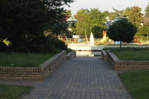 Vonkajšia záhrada v ubytovaní Apartament Pisz Centrum 7
