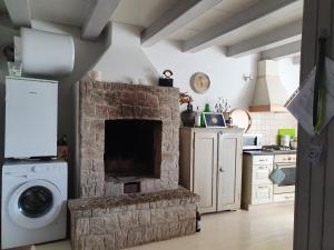Kuchyň nebo kuchyňský kout v ubytování Apartment Bastion