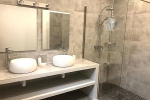 Koupelna v ubytování CASE DI A CAPPANA-Villa VINCENT