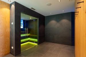 Koupelna v ubytování Hotel Garni Herz