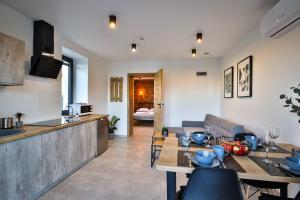 Posezení v ubytování Apart-House Uniejów