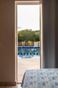 Pogled na bazen u objektu hotel isla Bonita ili u blizini