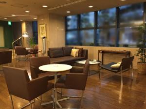 Χώρος καθιστικού στο Yokohama Mandarin Hotel