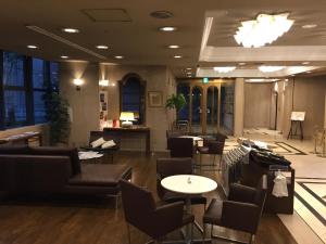 Χώρος καθιστικού στο Yokohama Mandarin Hotel
