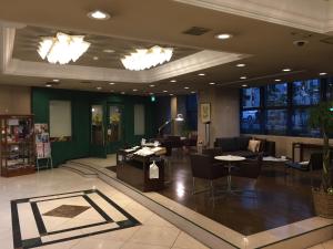 Χώρος καθιστικού στο Yokohama Mandarin Hotel