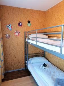 Postel nebo postele na pokoji v ubytování Urlaub beim Schmied