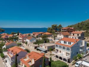 an aerial view of a small town with houses at MALOA One bedroom apartment in Smokvica