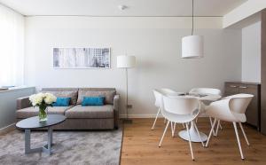 Uma área de estar em Brera Serviced Apartments Frankfurt Oper