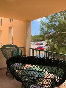 A balcony or terrace at Apt S estany ET285PL Még 2 kép