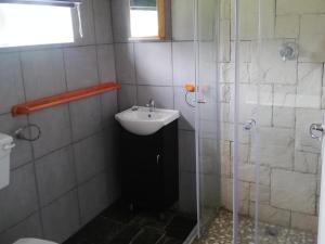 Koupelna v ubytování Linduli Farmstay