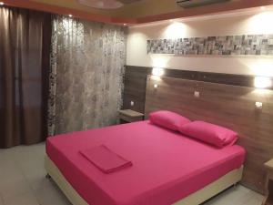 Кровать или кровати в номере Hotel Marilena