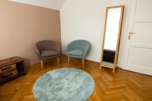 Ruang duduk di L&P Appartement Klagenfurt